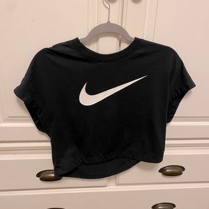 Nike Black Crop Top